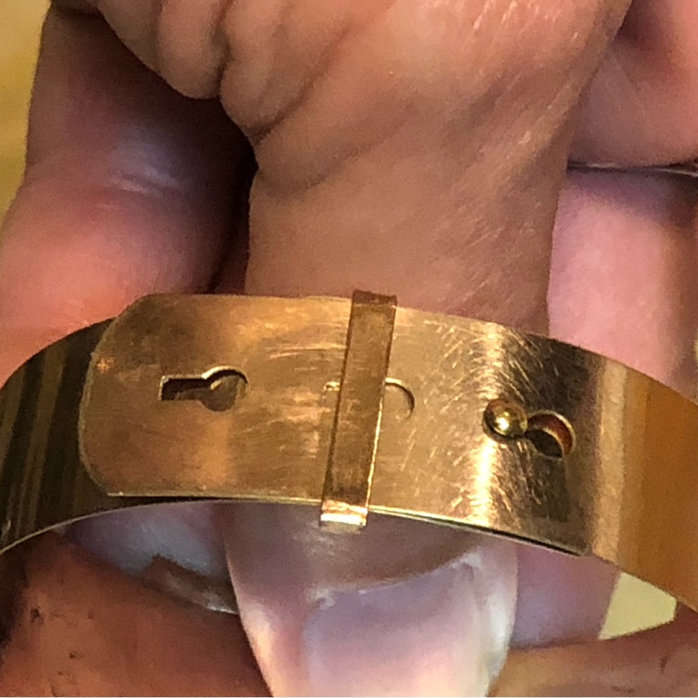 Victorian gold filled buckle bracelet - Picture 8 of 16
